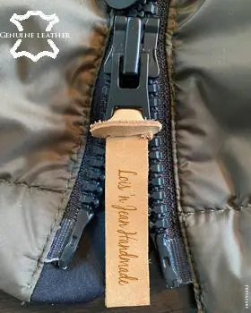 Engraved Zipper Pulls
