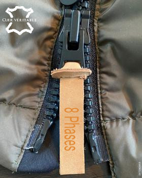 18 Custom leather Zipper Labels | Leather Zipper Labels with logo | Genuine leather Zipper Labels