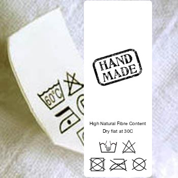 Sew In Labels Washing Instructions