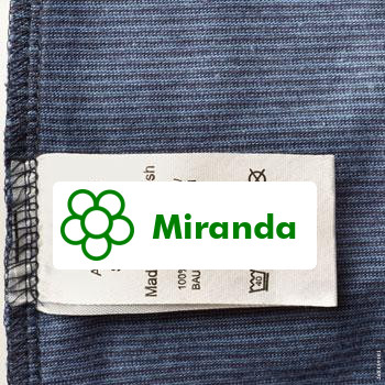 48 Self-adhesive care labels | Self-adhesive garment labels | Peel and stick clothing labels